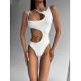 Купальник монокіні з фігурними вирізами