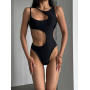 Купальник монокіні з фігурними вирізами