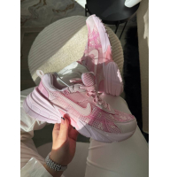 Кросівки рожеві Nike V2K Runtekk White Pink Flowers