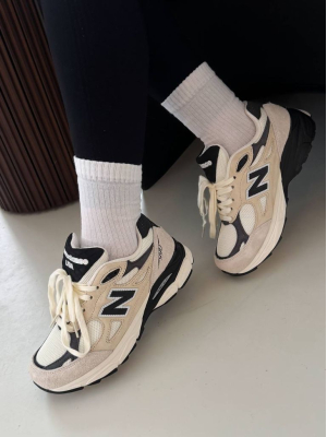 Кросівки бежеві New Balance 990 Beige Black