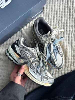 Кросівки NB 1906A Double Lacas Silver Grey Black