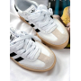 Кросівки білі з чорним Adidas Samba Platform