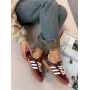 Кросівки бордові Adidas Samba OG Fox Bordo