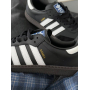 Кросівки низькі чорні Adidas Samba Black Gum