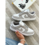 Кросівки білі з сірим Nike Dunk Low Grey