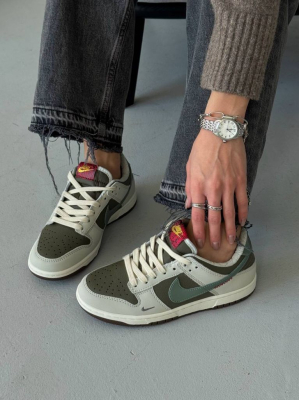 Кросівки хакі Nike Dunk Low Year of the Snake 