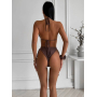 Купальник бікіні мокко на зав'язках 