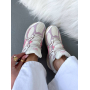 Кросівки біло-лілові Nike V5 RNR Beige Pink