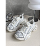 Кросівки срібні Balenciaga 3XL Silver White