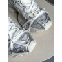 Кросівки срібні Balenciaga 3XL Silver White