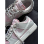Кросівки рожево-сірі Nike Dunk Low Pink Grey