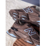 Кросівки коричневі з блакитним New Balance 9060 Brown Ice