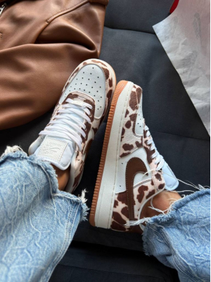 Кросівки Nike Air Force 1 Cow Print Field