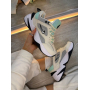 Кросівки білі з сірими та м'ятними вставками Nike M2K Tekno