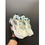 Кросівки білі з сірими та м'ятними вставками Nike M2K Tekno