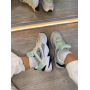 Кросівки білі з сірими та м'ятними вставками Nike M2K Tekno