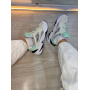 Кросівки білі з сірими та м'ятними вставками Nike M2K Tekno