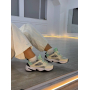 Кросівки білі з сірими та м'ятними вставками Nike M2K Tekno
