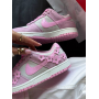 Кросівки Nike DUNK LOW Pink Flowers
