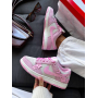 Кросівки Nike DUNK LOW Pink Flowers