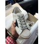 Кеди з вінтажним ефектом Golden Goose White Black Star