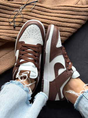 Кросівки Nike Dunk Low Sail Fauna Brown
