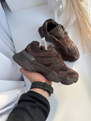 Кросівки термо New Balance 9060 Dark Brown