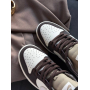 Кросівки шоколадно-бежеві Nike Dunk Low Light Orewood Brown