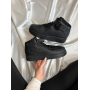 Кросівки зимові на хутрі Nike Air Force Black