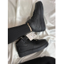 Кросівки зимові на хутрі Nike Air Force Black