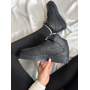 Кросівки зимові на хутрі Nike Air Force Black