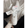Кросівки зимові на хутрі білі Nike Air Force White