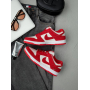 Кросівки червоно-білі Nike SB Dunk Light Crimson
