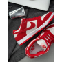 Кросівки червоно-білі Nike SB Dunk Light Crimson