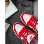 Кросівки червоно-білі Nike SB Dunk Light Crimson