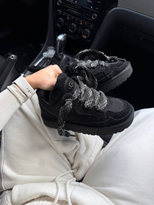 Кросівки зимові чорні UGG Lowmel Sneaker Black