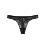Мереживні трусики стрінги високої посадки