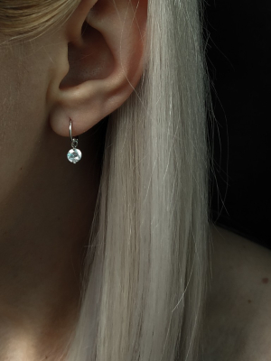 Срібні сережки кільця 925 проби