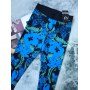 Сині спортивні лосини з принтом
