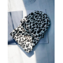 Чорно-біла леопардова шапка біні