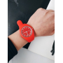 Силіконовий червоний годинник у стилі sport casual Geneva Силіконовий червоний годинник у стилі sport casual Geneva