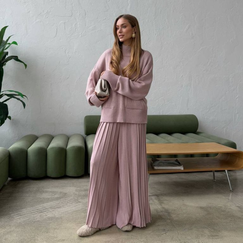 Який в’язаний костюм купити на зиму 2026?