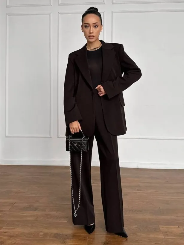 Classic pantsuit with jacket