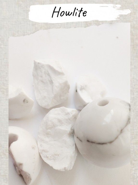 Говліт браслет з натурального каменю