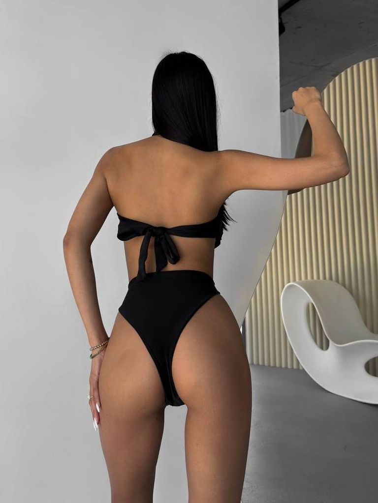 Купальник монокіні халтер різні кольори