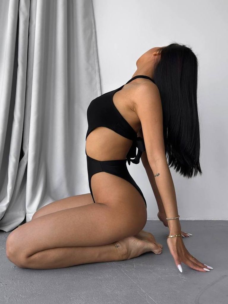 Купальник монокіні халтер різні кольори