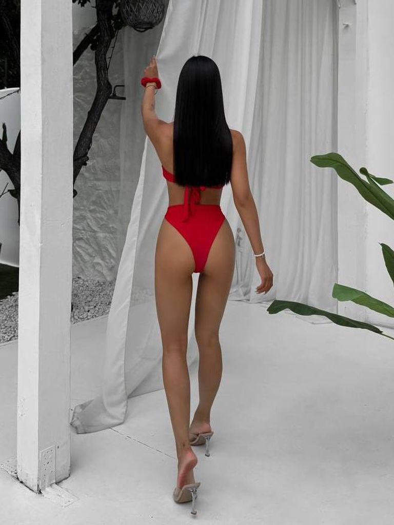 Купальник монокіні халтер різні кольори