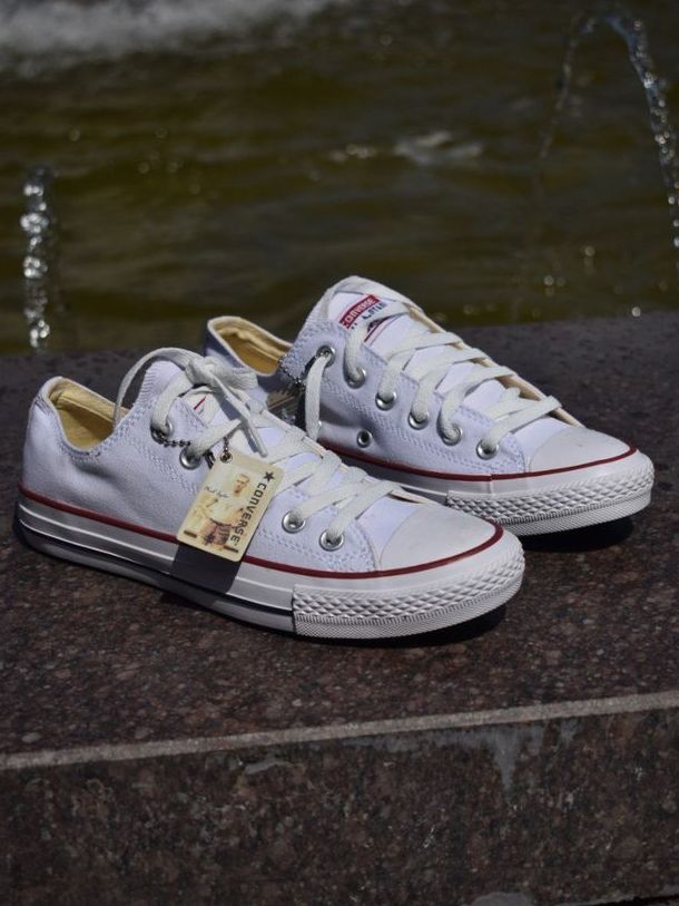 Білі низькі кеди Converse All Star White