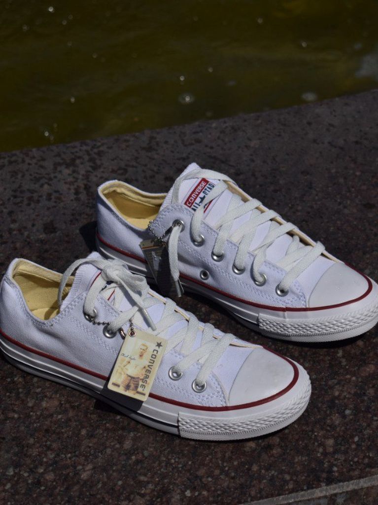 Білі низькі кеди Converse All Star White
