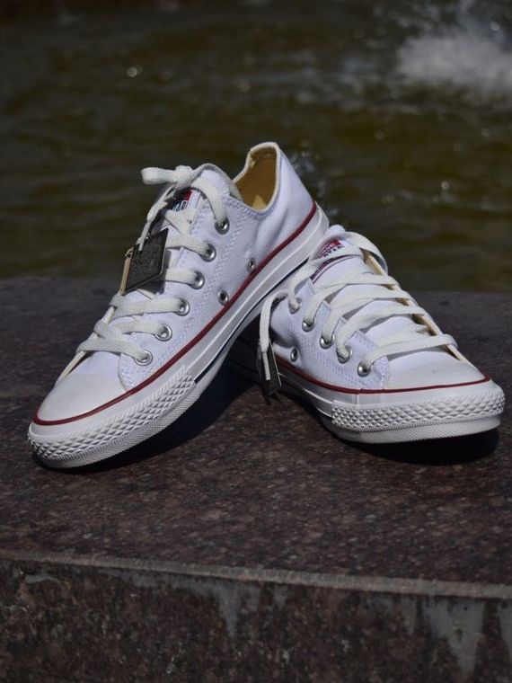 Білі низькі кеди Converse All Star White